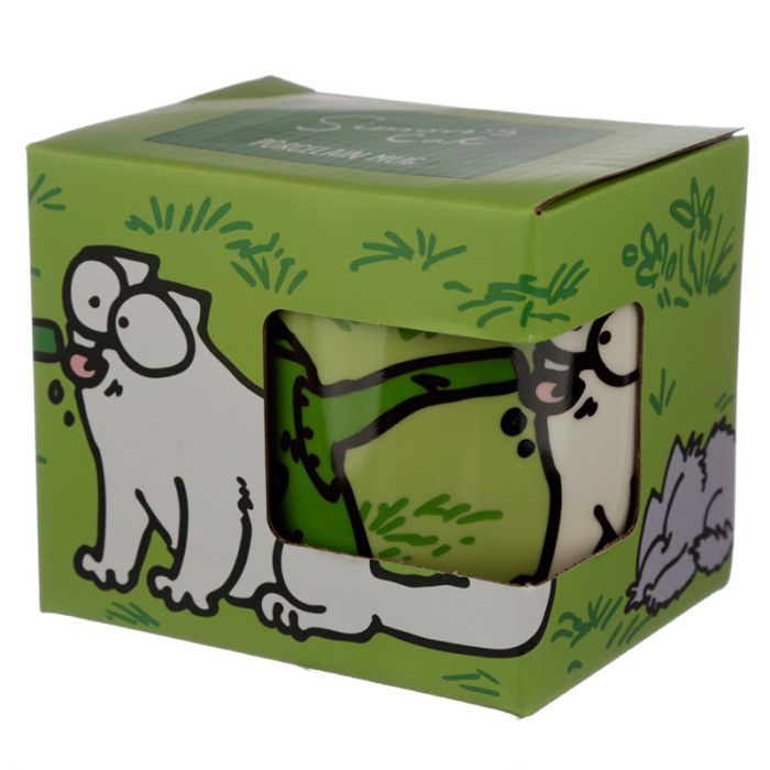The Happy Cat Shop | Katten koffiemok Simon's Cat groen