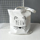 Katten katoenen draagtas "Meow" | Beige