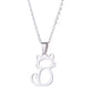 The Happy Catshop | Sieraden set "Tender" | Zilver | ketting & oorbellen