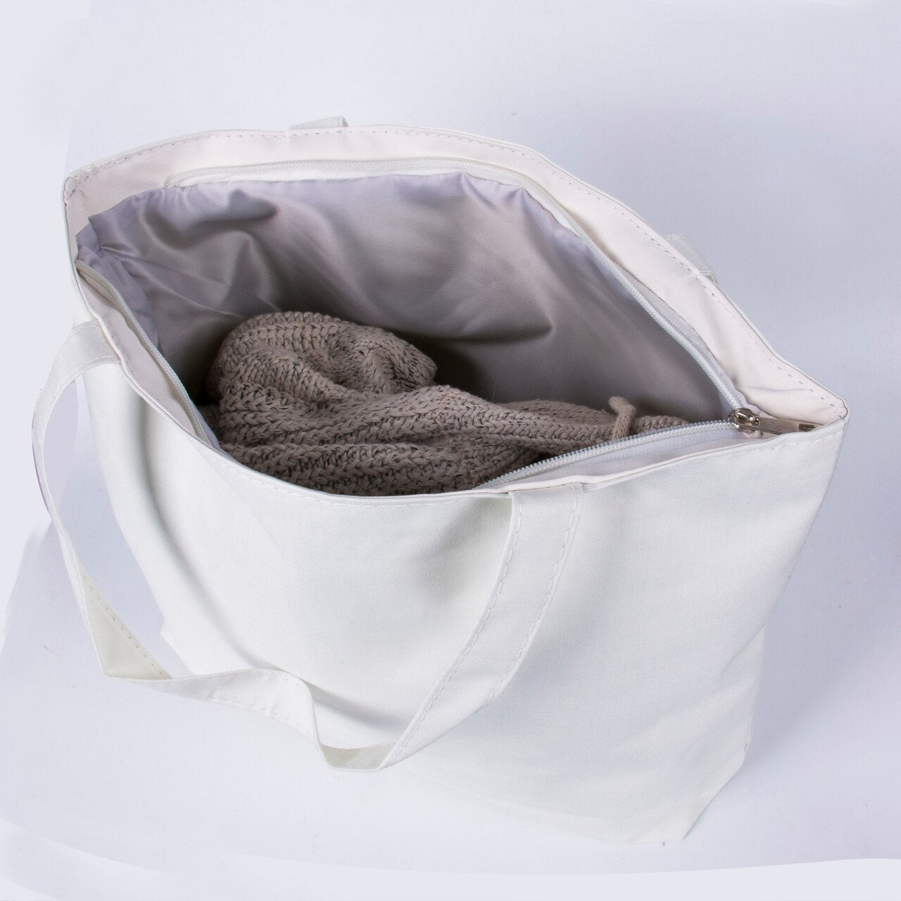 The Happy Cat Shop | Katten strandtas / shopper | Grijs😻