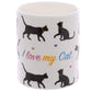Katten Koffiemok  "I love my cat"