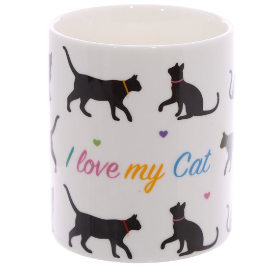 Katten Koffiemok  "I love my cat"